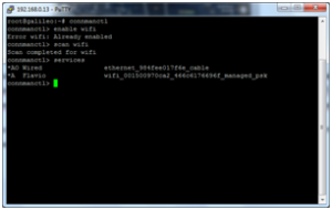 Comandos para habilitar a interface Wifi