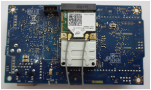Montagem no verso da Intel Galileo