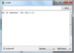Recuperando IP da placa