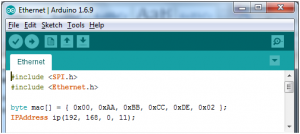 Declaração dos objetos