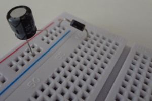 Início da montagem do circuito